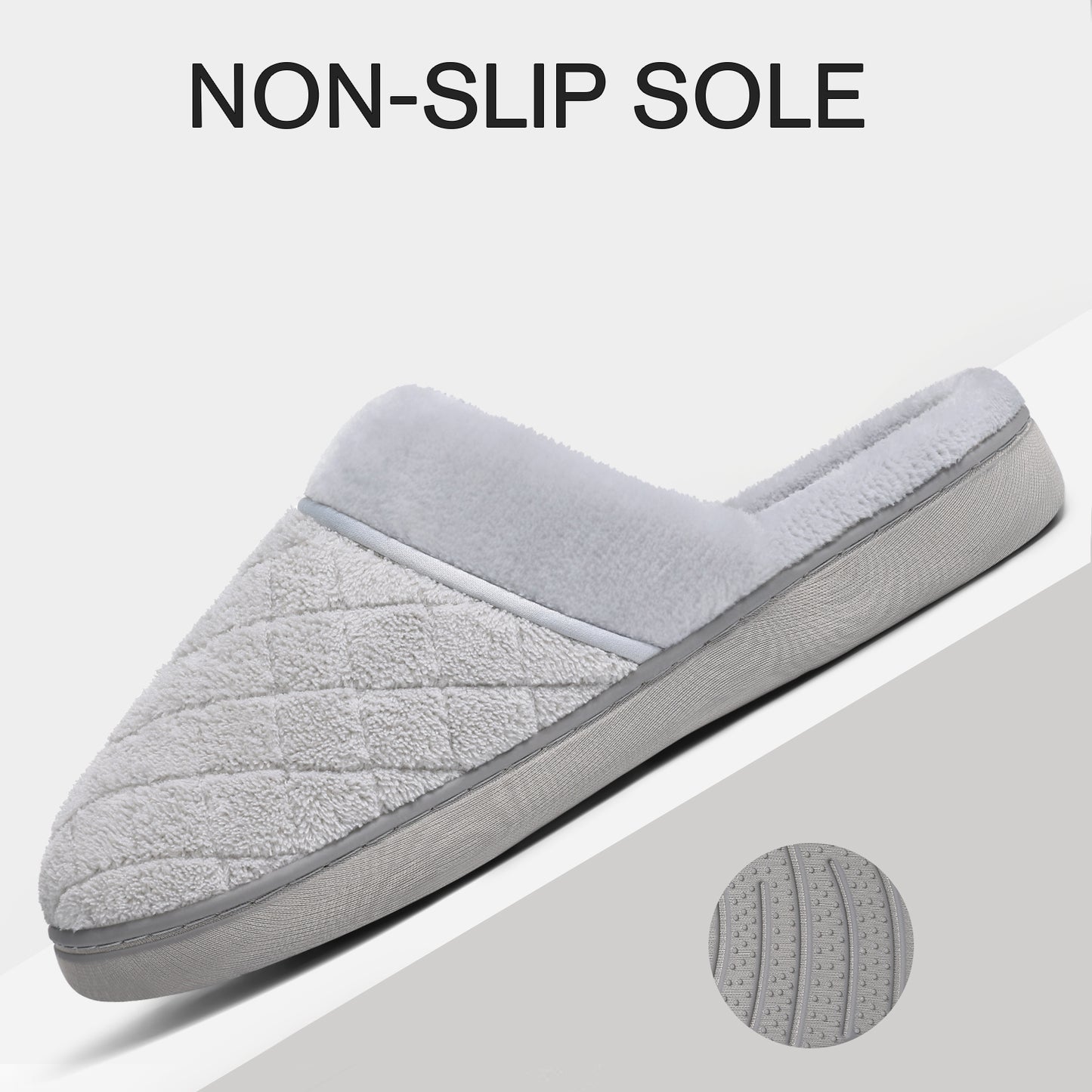Smile Popcorn House Slippers for Women Men Memory Foam Indoor House Shoes