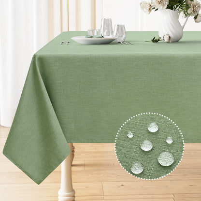 decorUhome Linen Rectangle Tablecloth