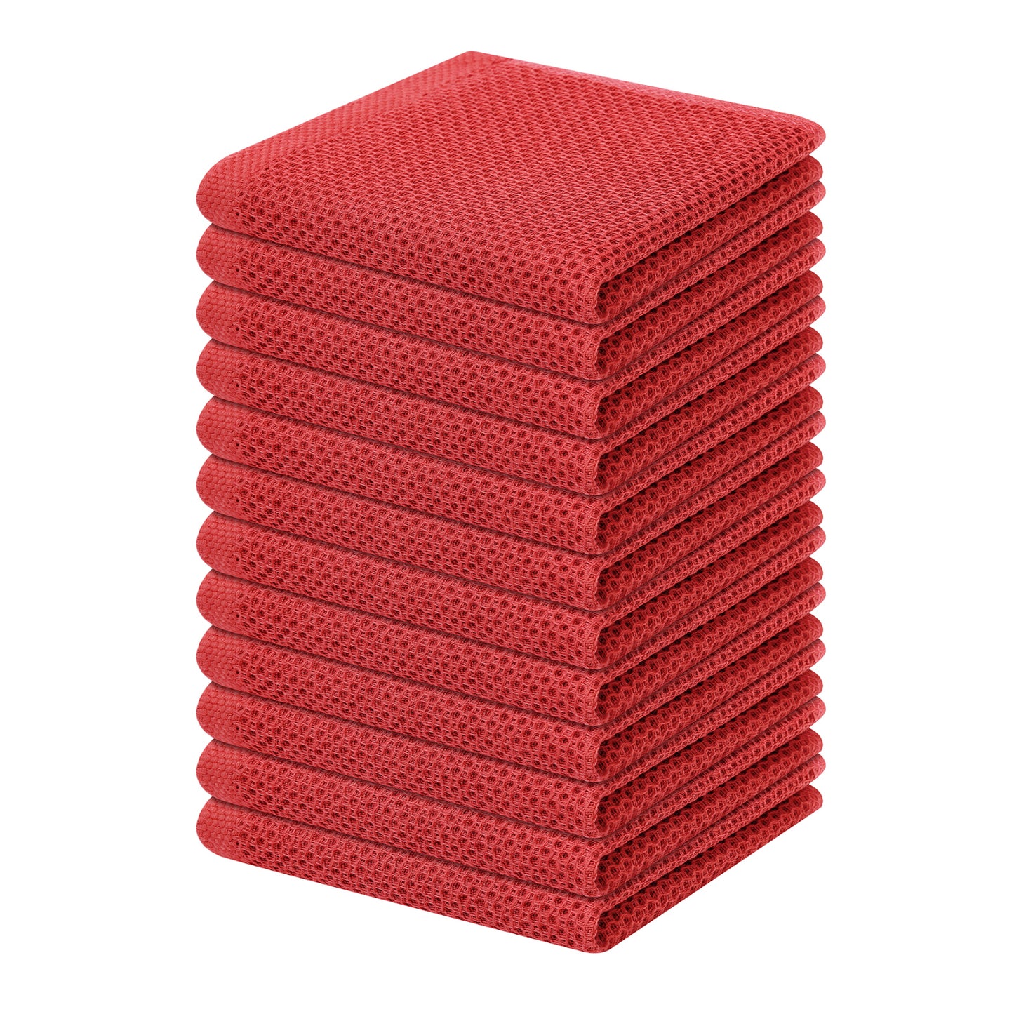 Simmore Cotton Waffle Weave Dish Towels and Dishcloths