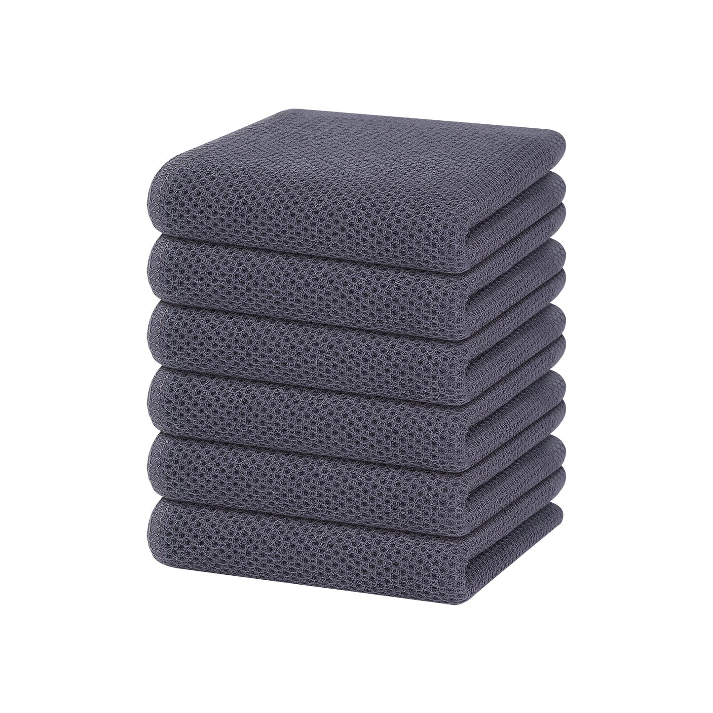 Simmore Cotton Waffle Weave Dish Towels and Dishcloths