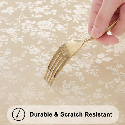 decorUhome Heavy Duty Vinyl Tablecloth