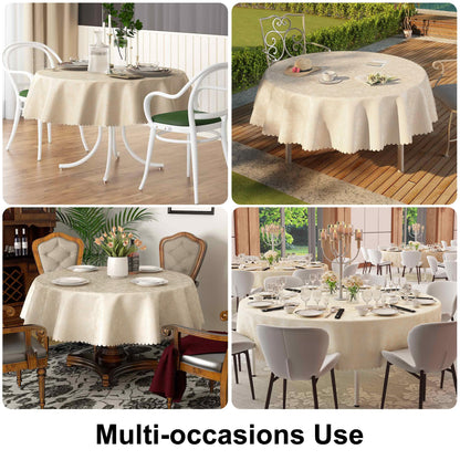 decorUhome Heavy Duty Vinyl Tablecloth