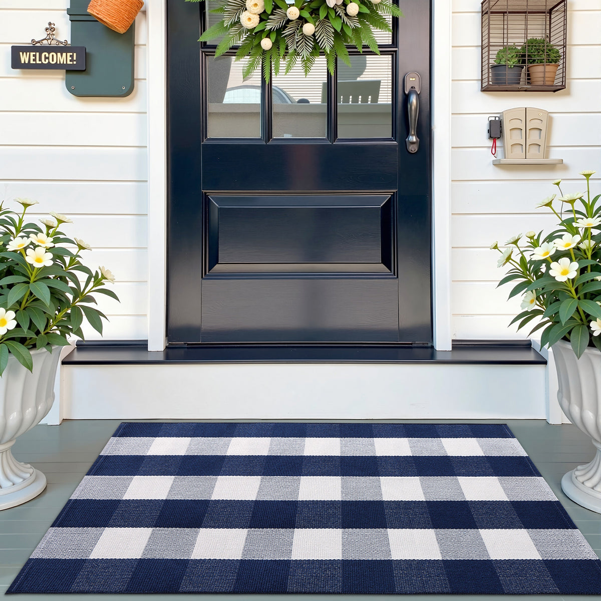 Buganda Buffalo Plaid Area Rug