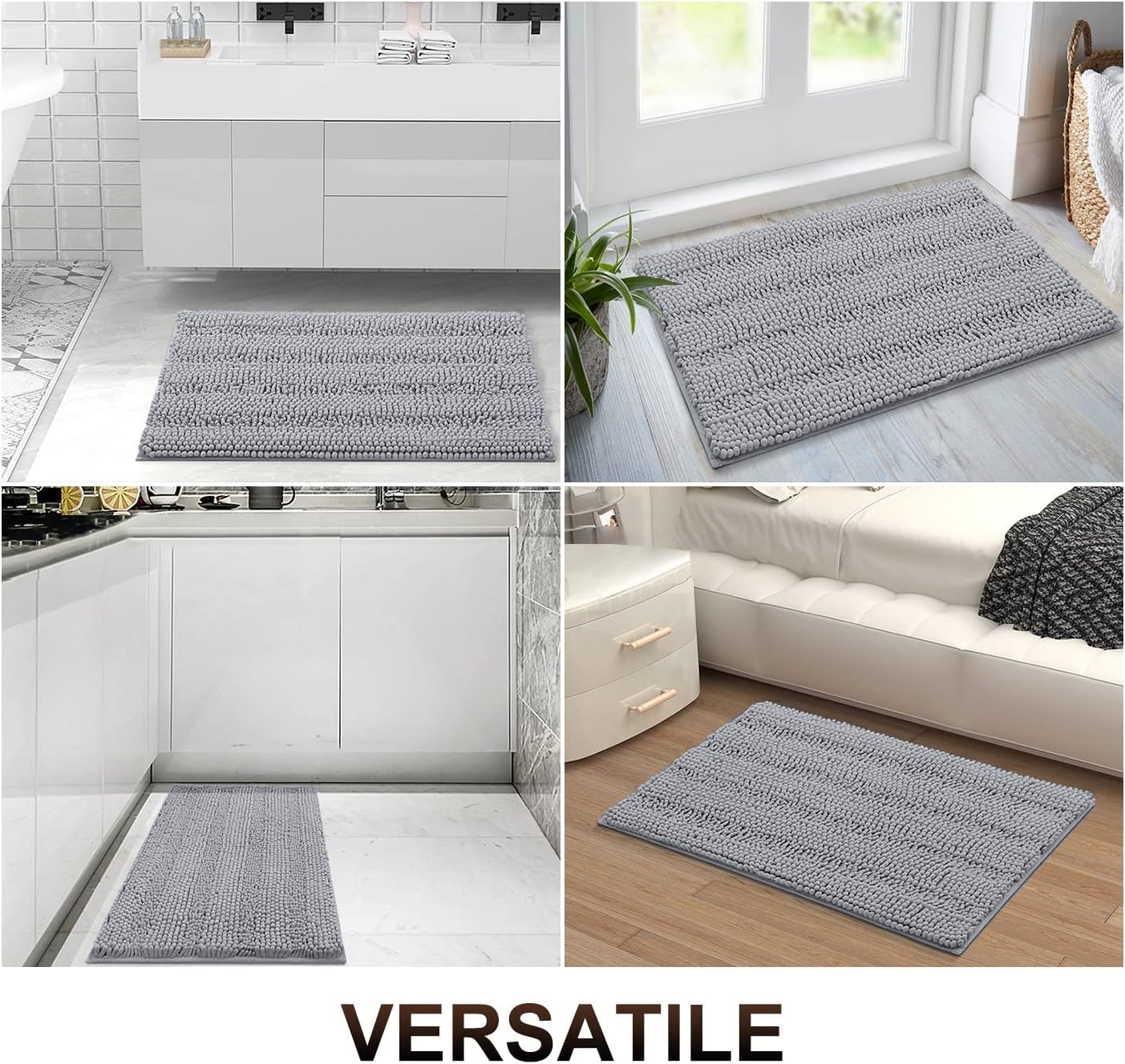 Buganda Chenille Bathroom Rug