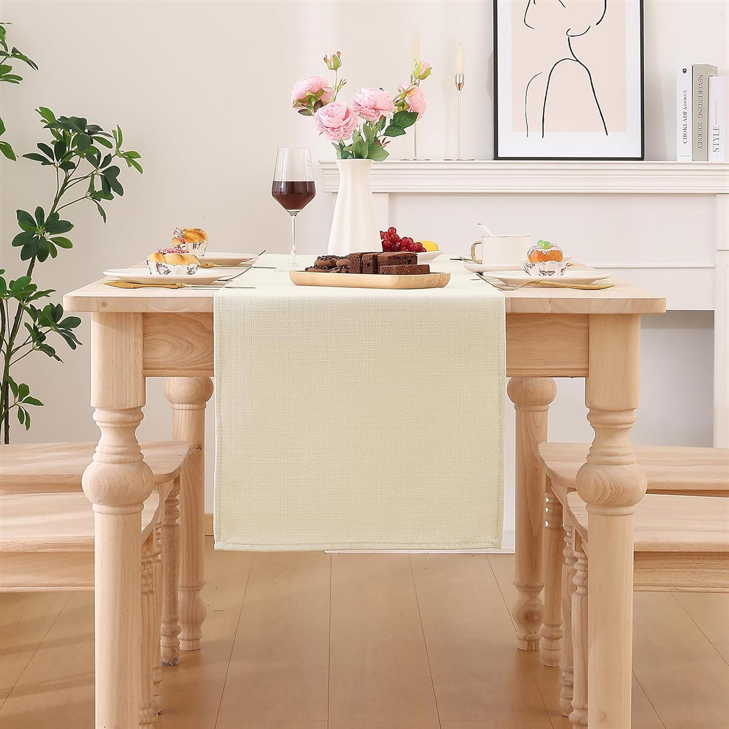 decorUhome Linen Table Runner