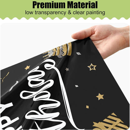 decorUhome Disposable Halloween Tablecloth - 6 Pack, Happy Birthday