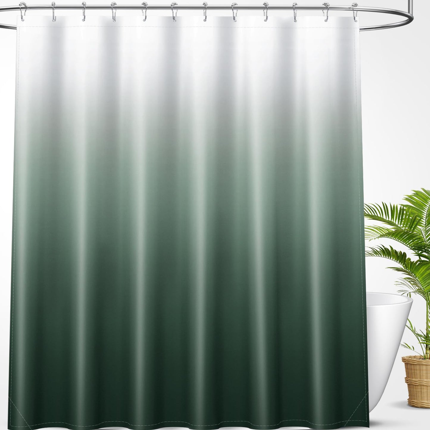 Buganda Beige Ombre Shower Curtain