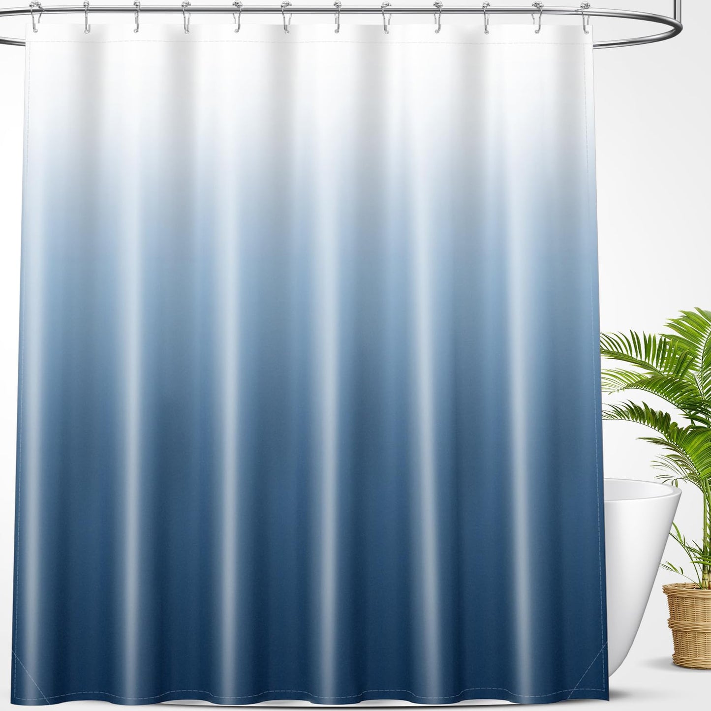Buganda Beige Ombre Shower Curtain