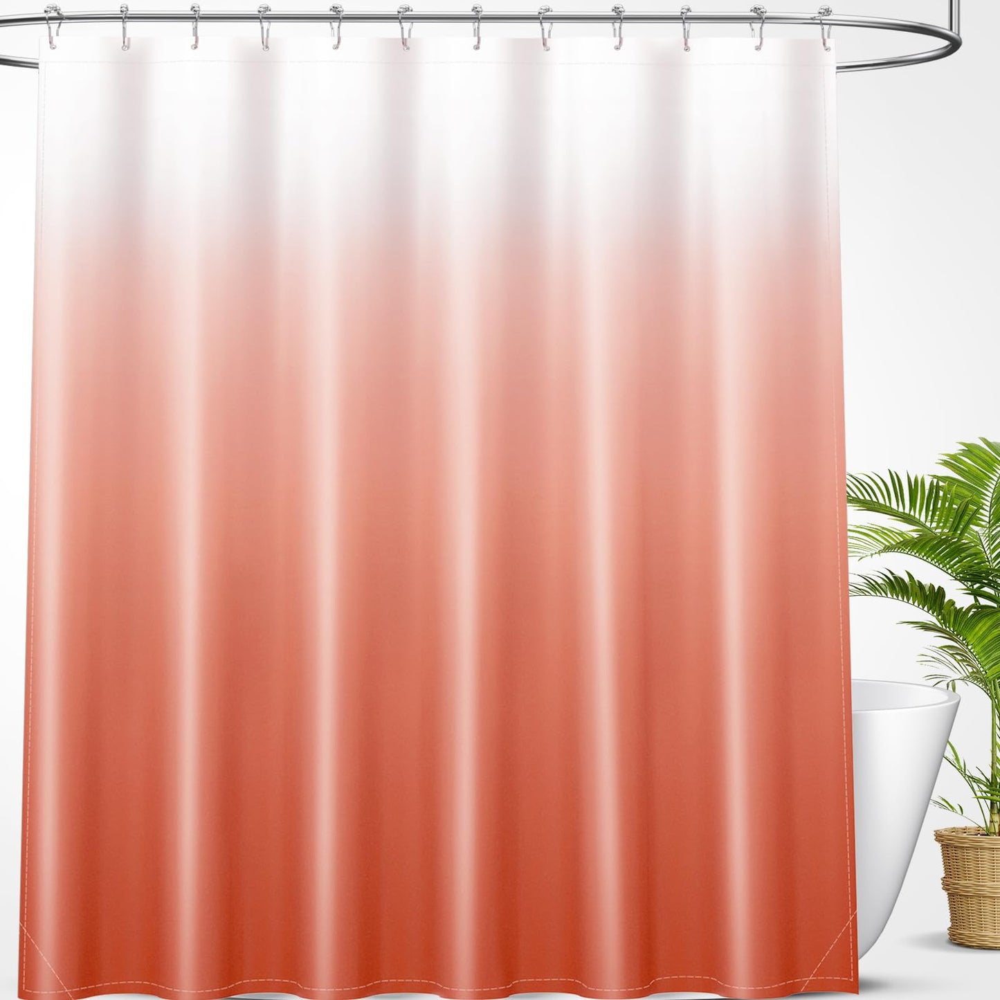 Buganda Beige Ombre Shower Curtain