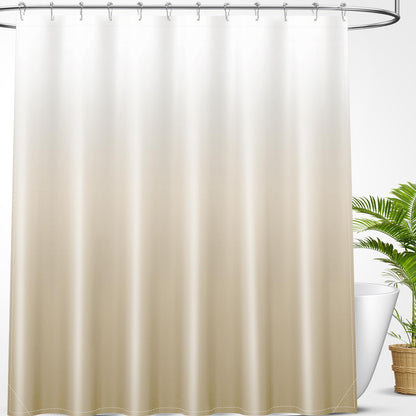 Buganda Beige Ombre Shower Curtain