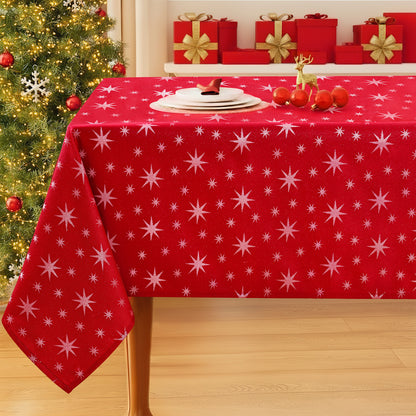 decorUhome Waterproof Christmas Tablecloth