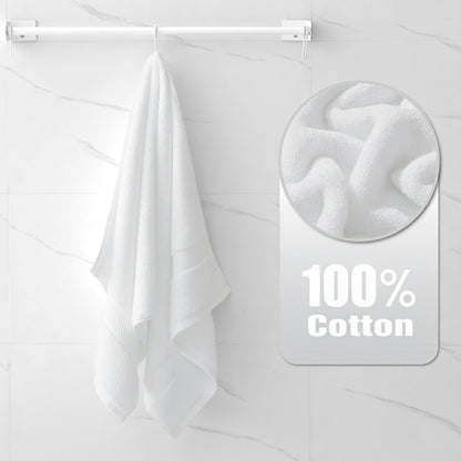 decorUhome Pack of 4 Bath Towels 27 x 55 Inches