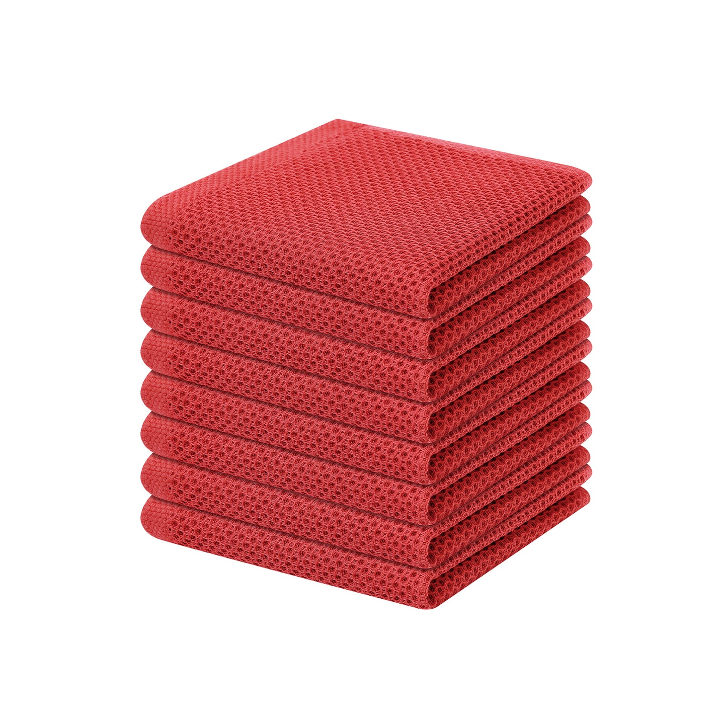 Simmore Cotton Waffle Weave Dish Towels and Dishcloths
