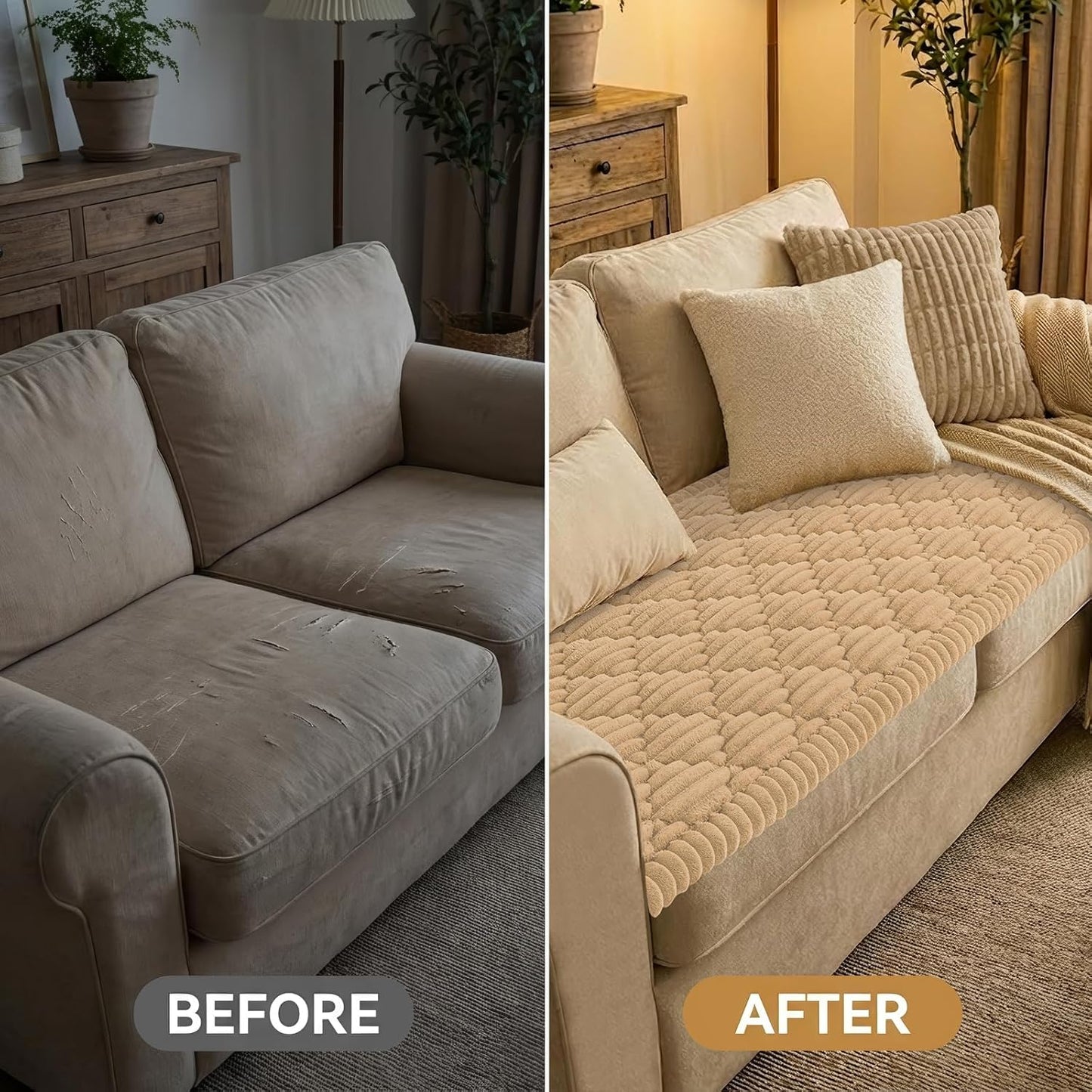 decorUhome Washable Pet Friendly Sofa Cover
