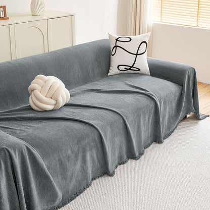 decorUhome Sofa cover for 3-Cushion Couch