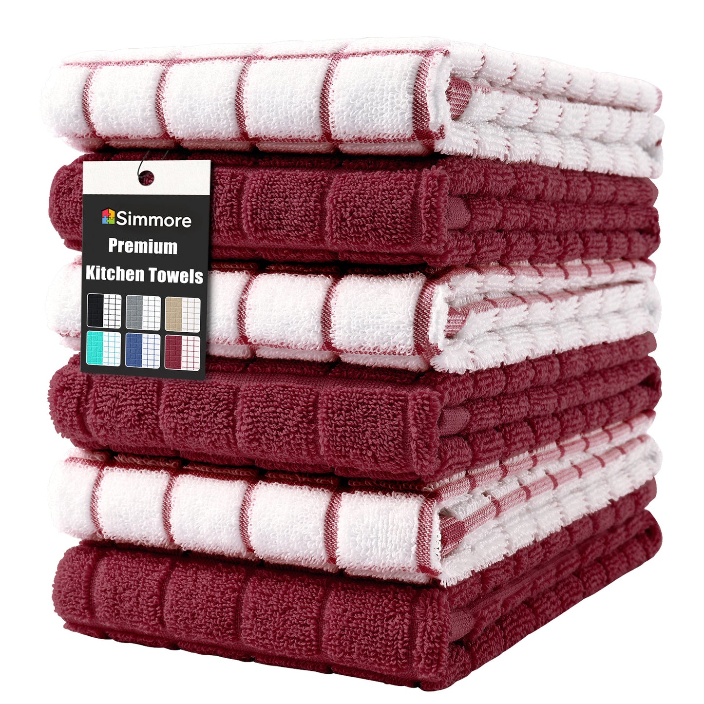 Simmore pure Cotton Terry Kitchen Towels