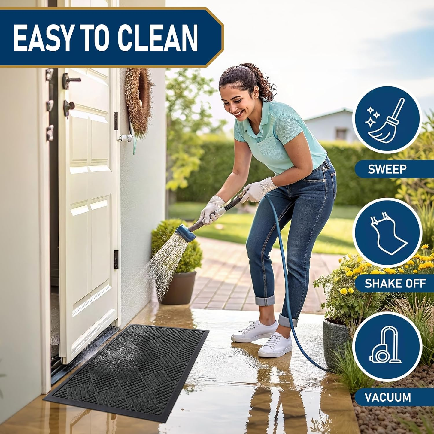 Buganda Door Mat Outside