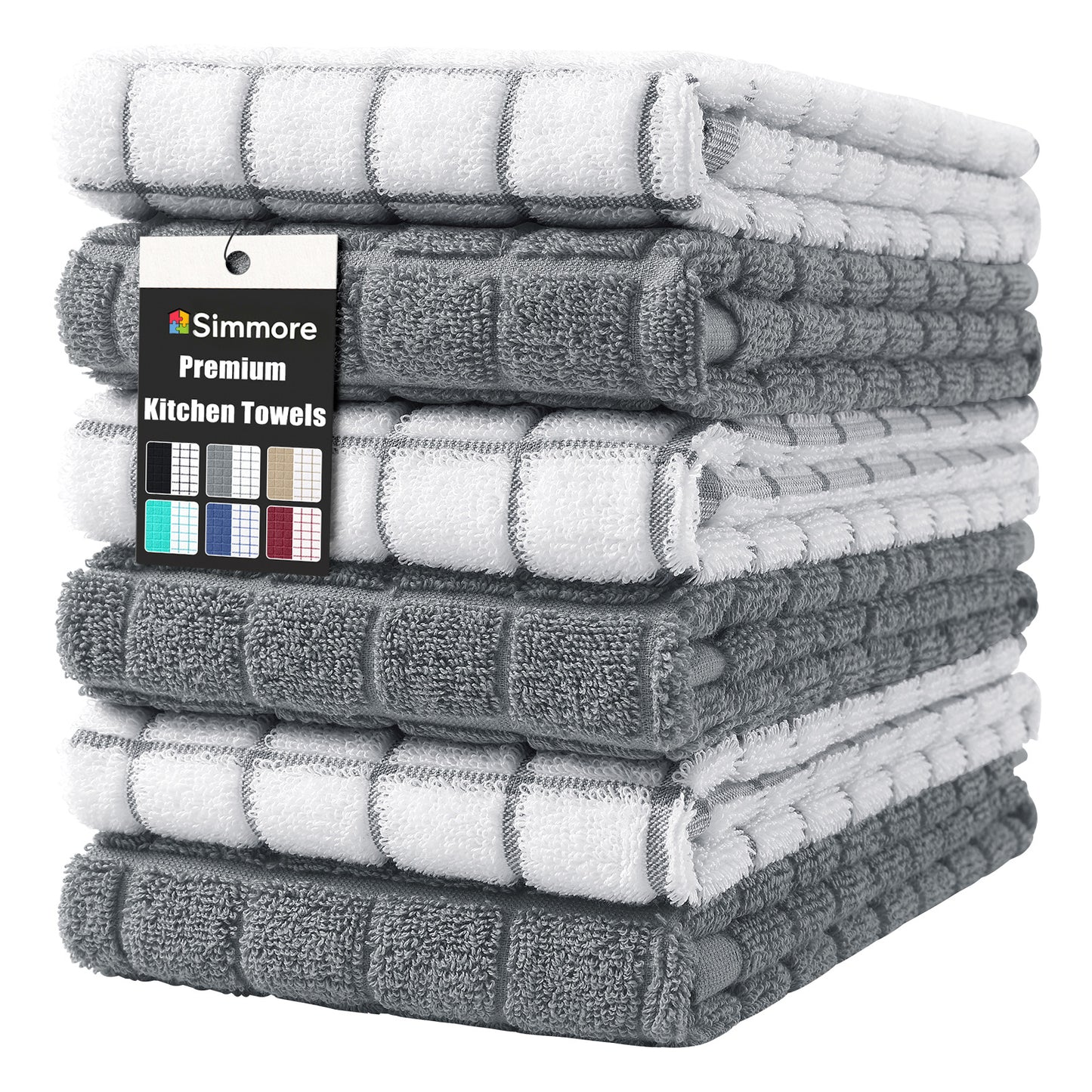 Simmore pure Cotton Terry Kitchen Towels