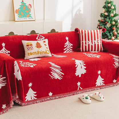 decorUhome Sofa cover for 3-Cushion Couch