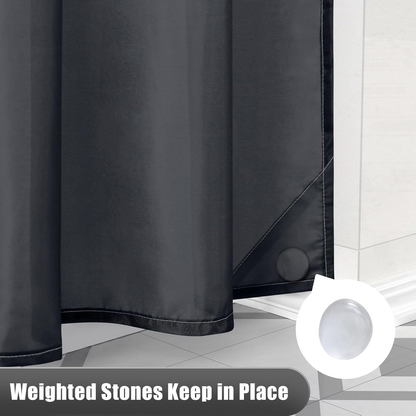 Buganda Beige Ombre Shower Curtain