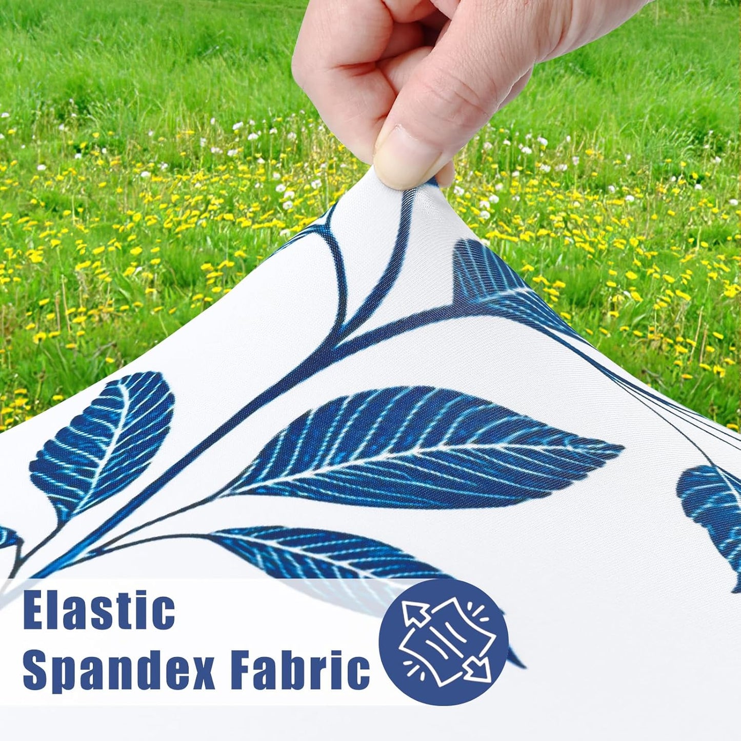 decorUhome Round Spandex Fitted Tablecloth