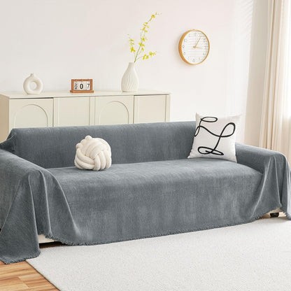 decorUhome Sofa cover for 3-Cushion Couch