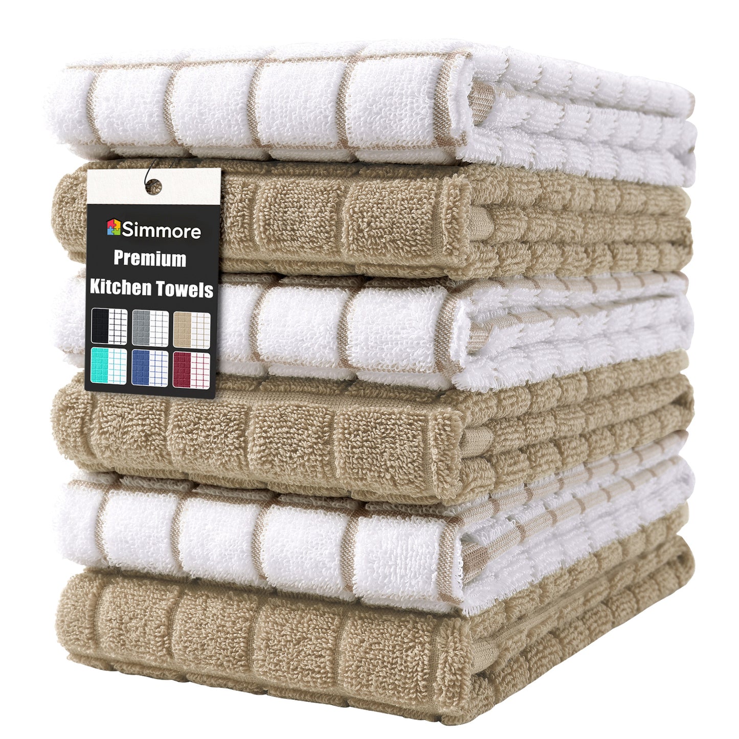 Simmore pure Cotton Terry Kitchen Towels