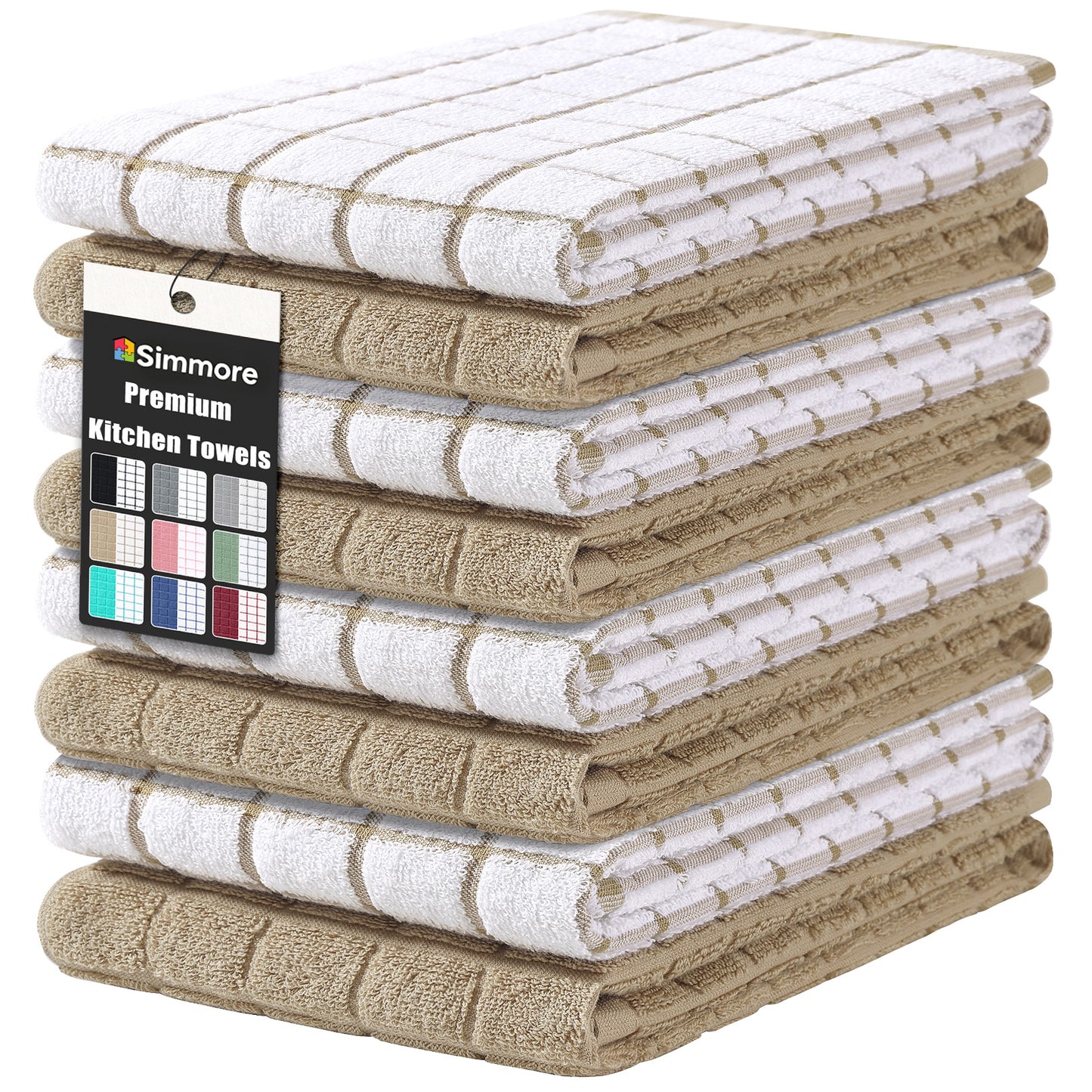 Simmore pure Cotton Terry Kitchen Towels