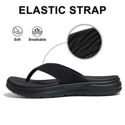 Comwarm Sport Flip Flops for Women, Comfortable Walking House Thong Sandals Slippers for Summer