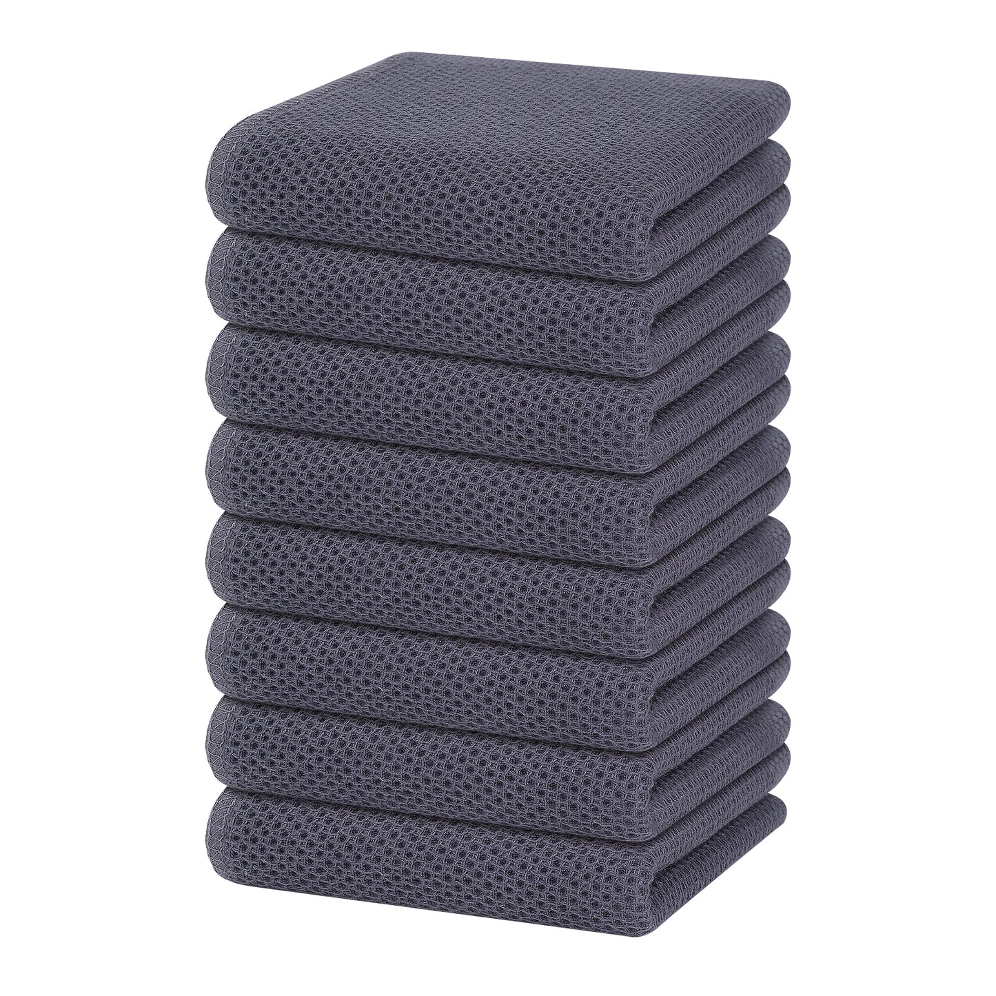 Simmore Cotton Waffle Weave Dish Towels and Dishcloths