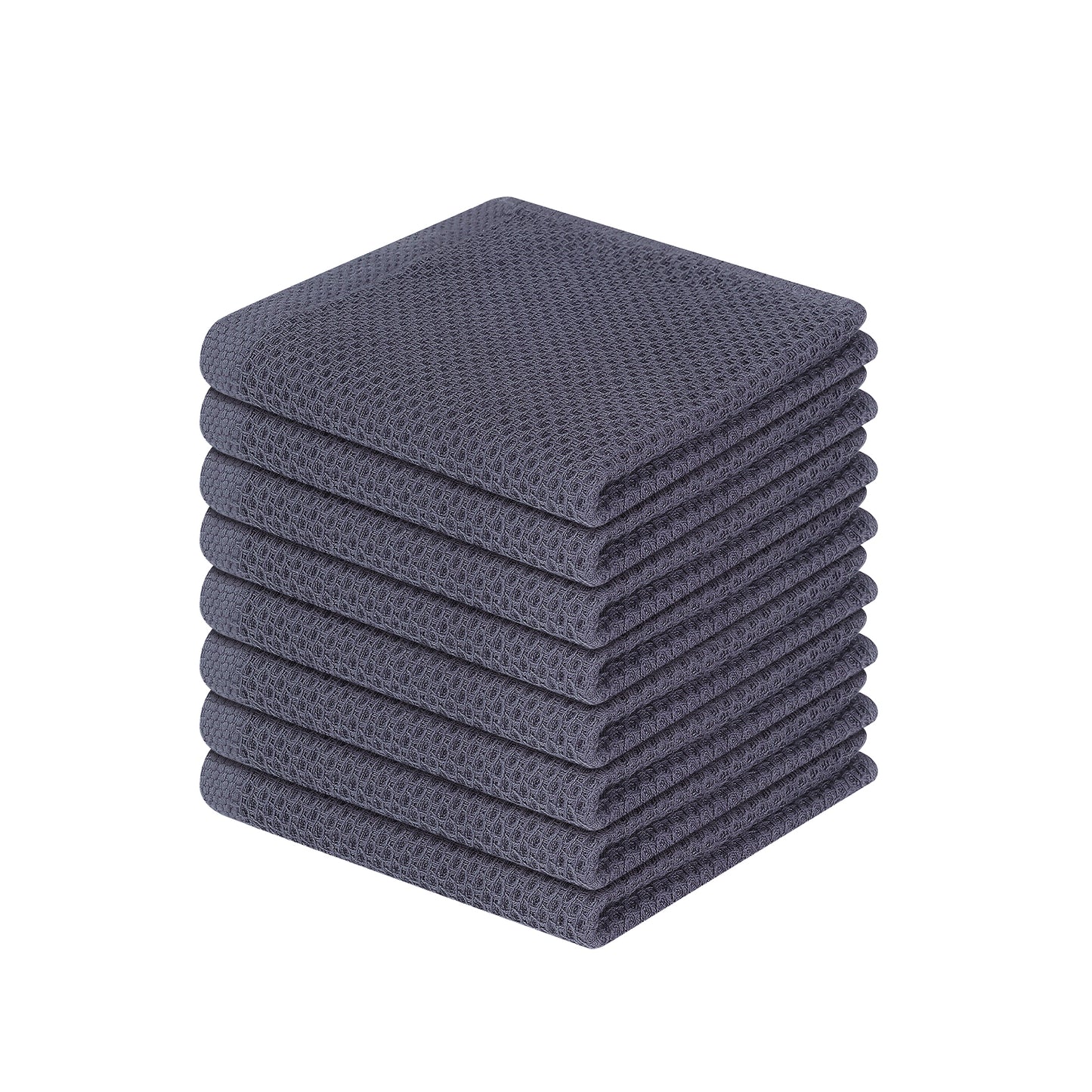 Simmore Cotton Waffle Weave Dish Towels and Dishcloths