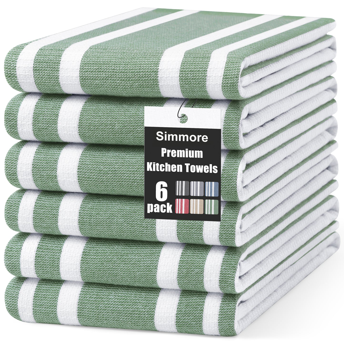 Simmore Cotton Striped  Kitchen Towels