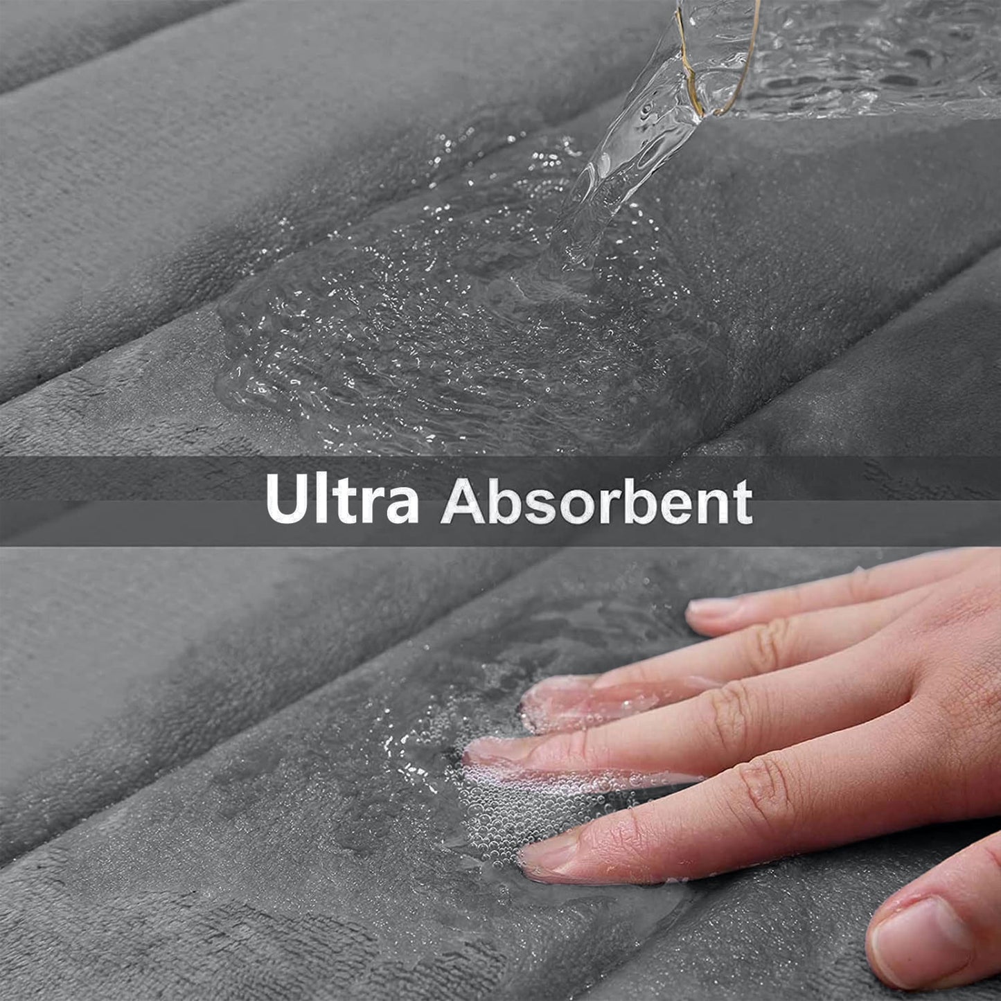 Buganda Memory Foam Bath Mats