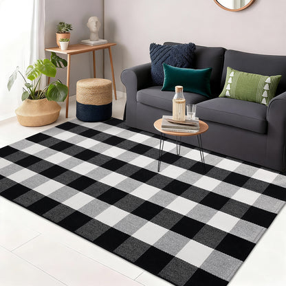 Buganda Buffalo Plaid Area Rug