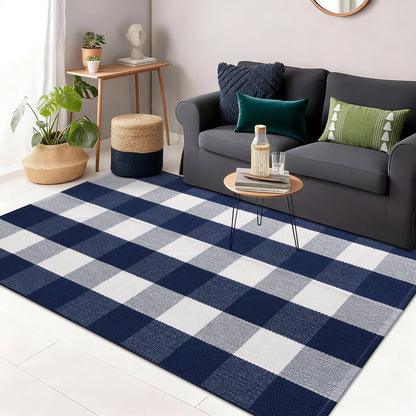 Buganda Buffalo Plaid Area Rug