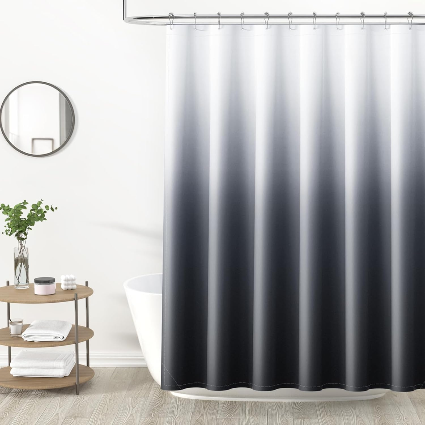 Buganda Beige Ombre Shower Curtain
