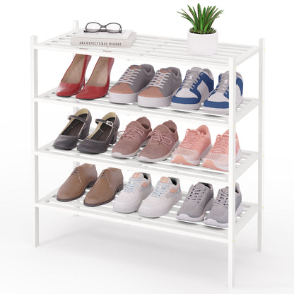 Smiry Stackable Bamboo Shoe Rack