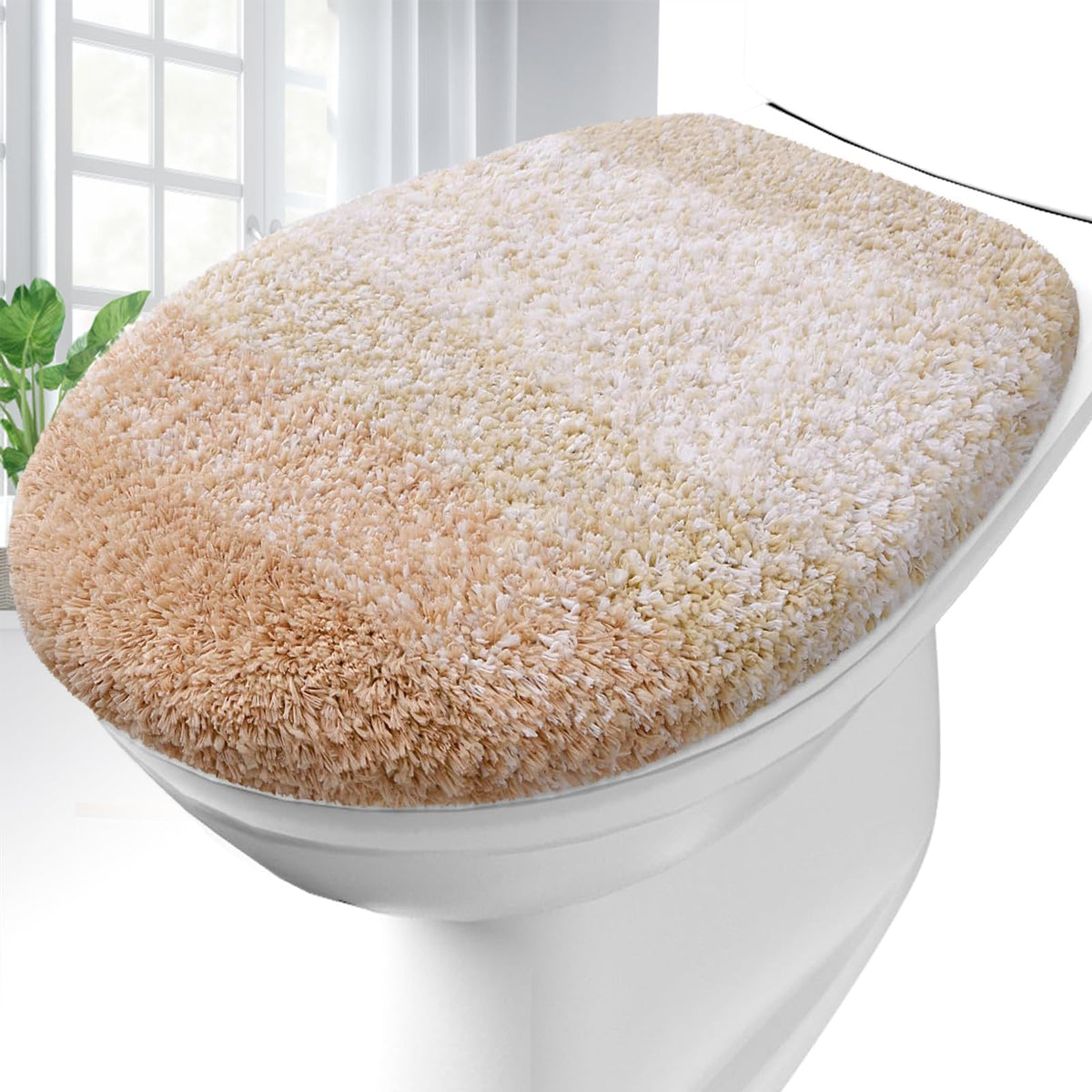 Buganda Soft Microfiber Toilet Lid Cover