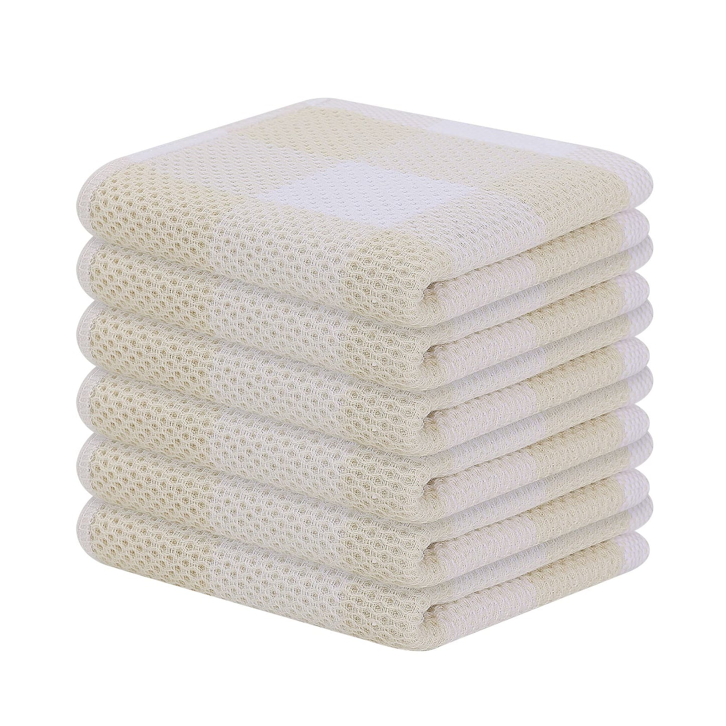decorUhome 100% Cotton Waffle Weave Kitchen Towels