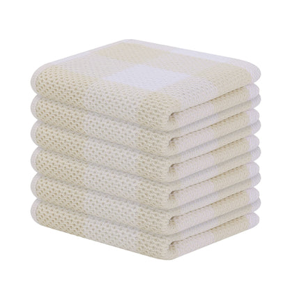 decorUhome 100% Cotton Waffle Weave Kitchen Towels