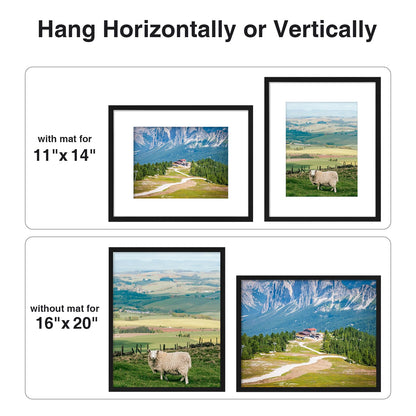 decorUhome 16x20 Picture Frame for Wall