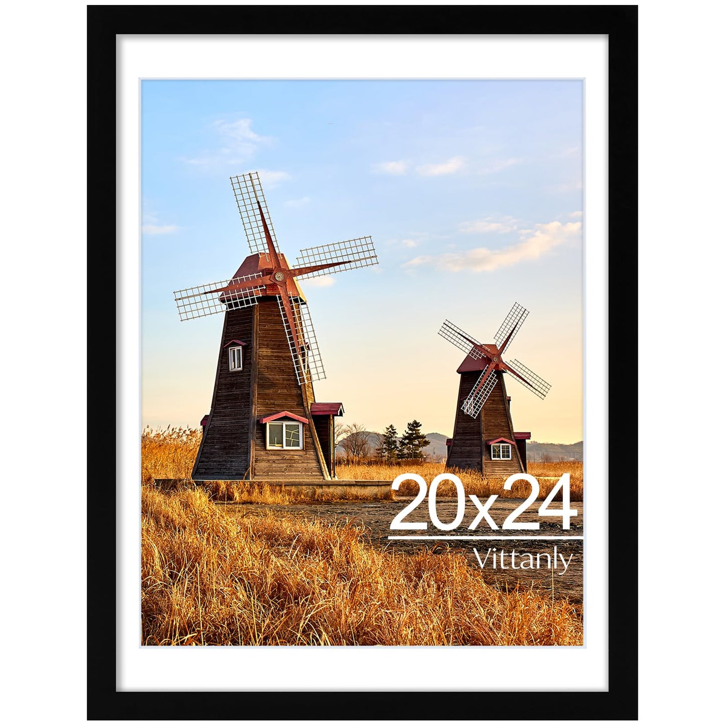 decorUhome 18x24 Picture Frame with Plexiglass