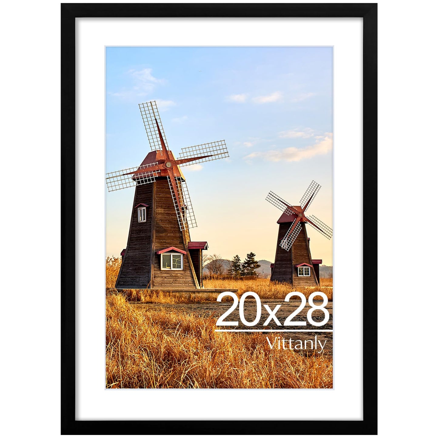 decorUhome 18x24 Picture Frame with Plexiglass