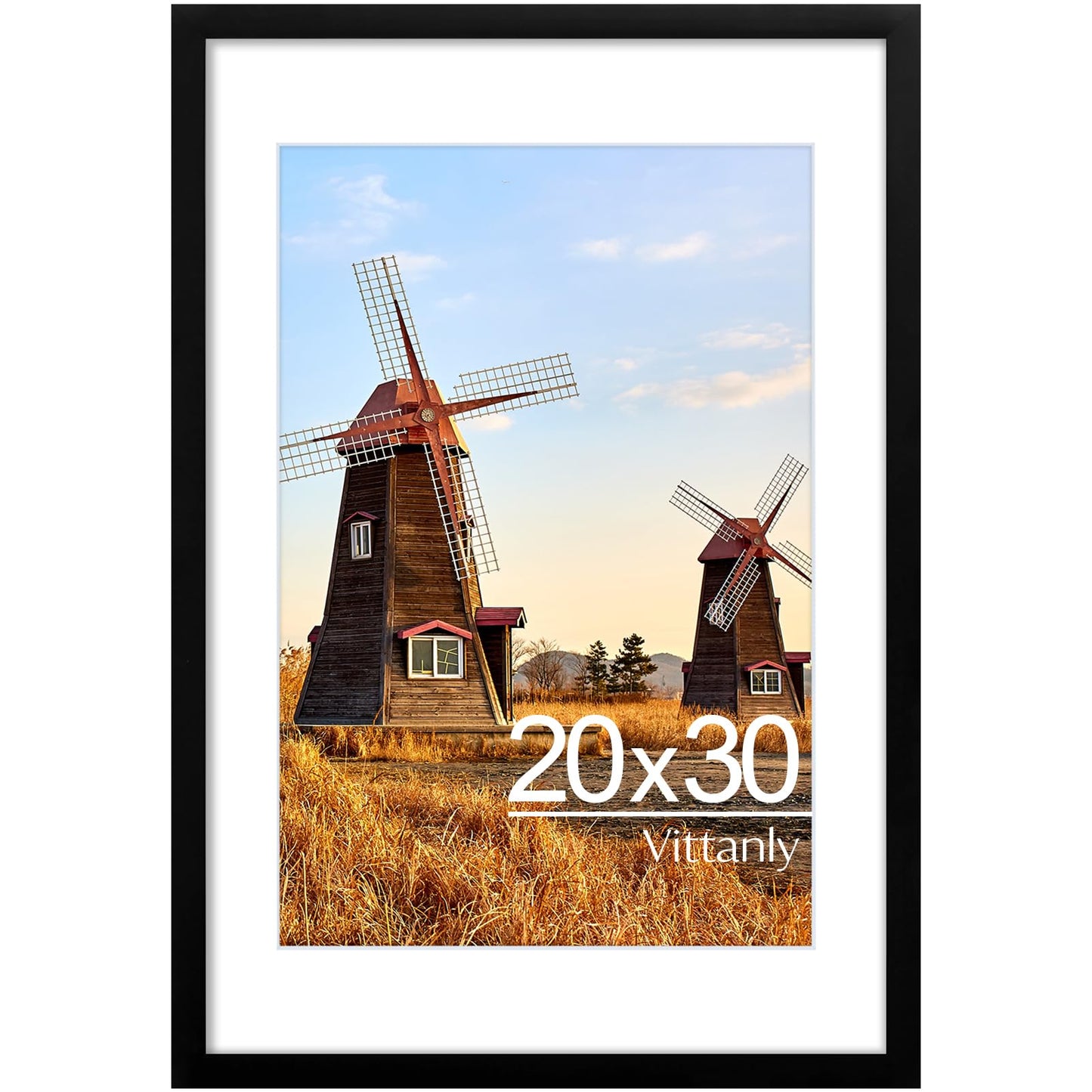 decorUhome 18x24 Picture Frame with Plexiglass
