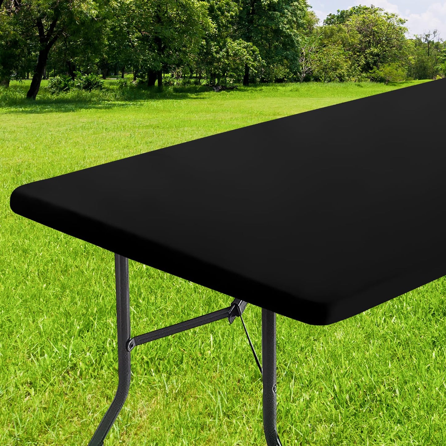 decorUhome Waterproof Vinyl Fitted Table Cloth For Rectangle Tablecloth