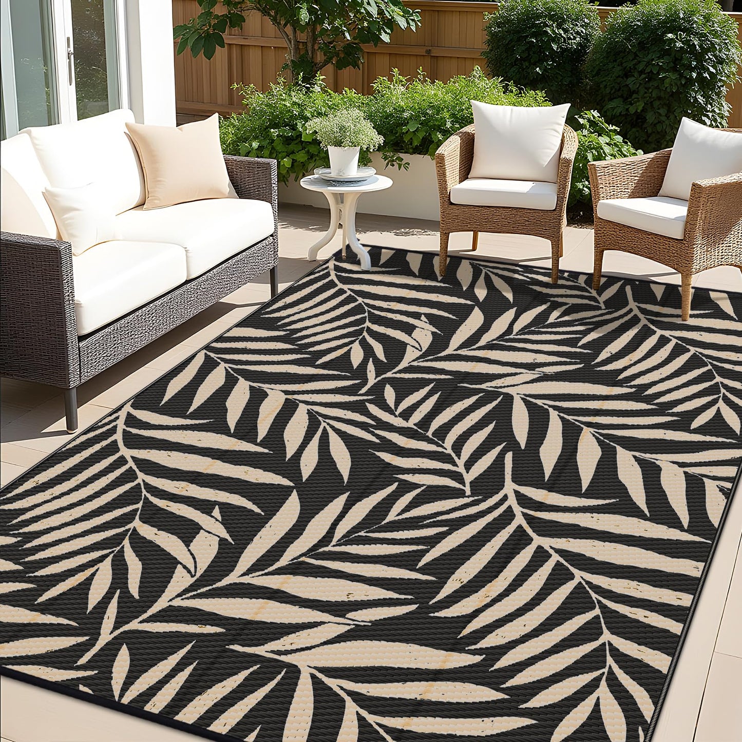 Smiry Leafty Outdoor Rugs