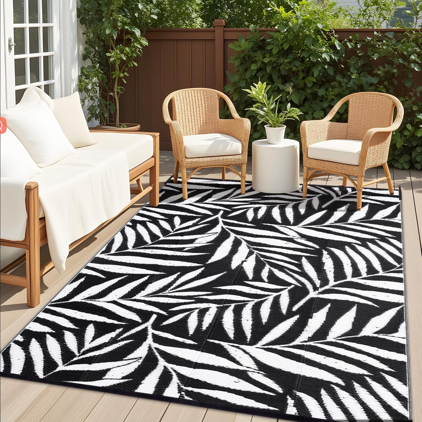 Smiry Leafty Outdoor Rugs
