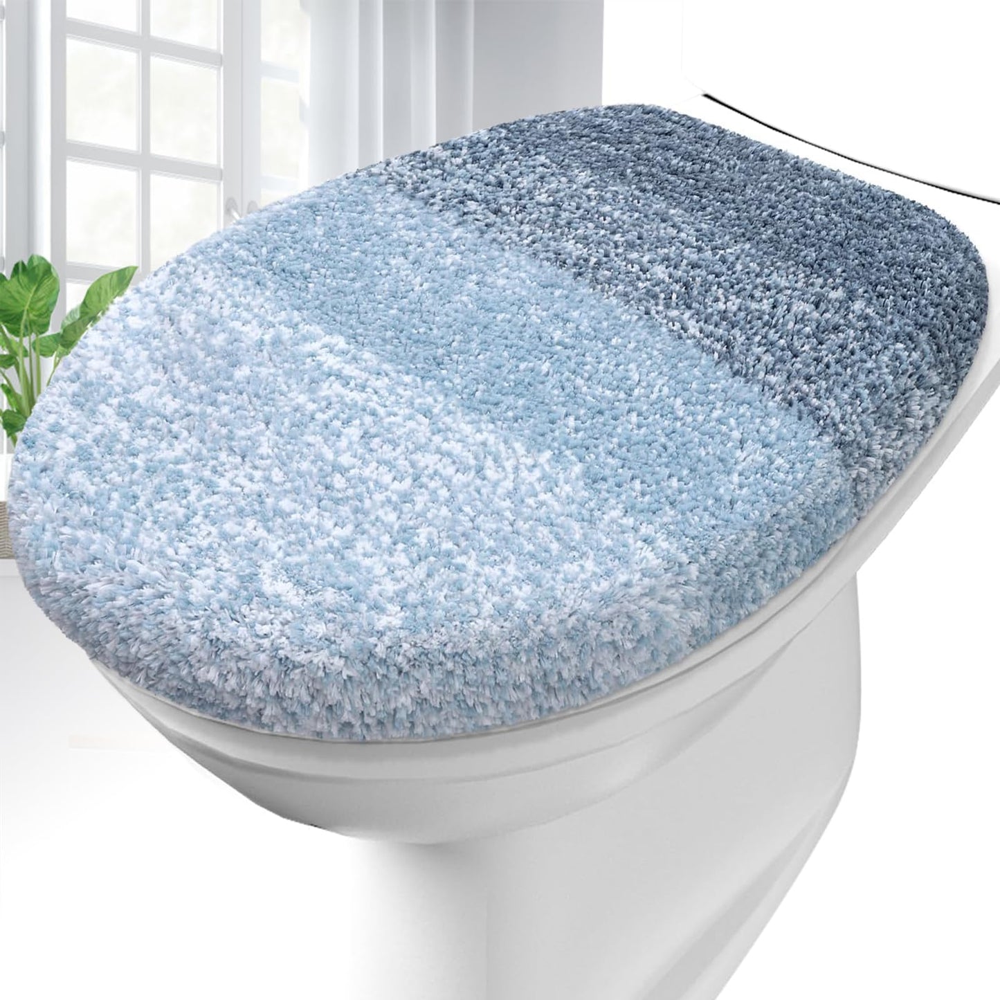 Buganda Soft Microfiber Toilet Lid Cover