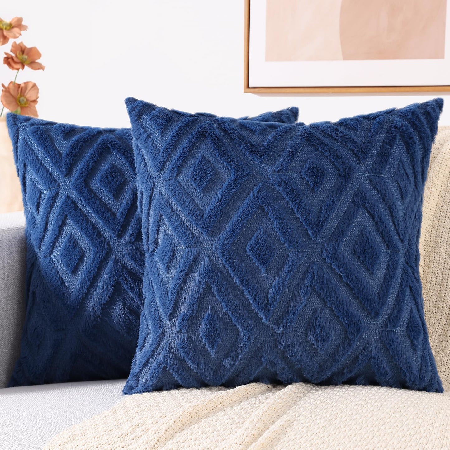 decorUhome Set of 2 Decorative Throw Pillow Covers