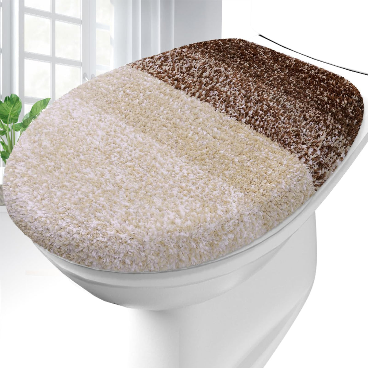 Buganda Soft Microfiber Toilet Lid Cover